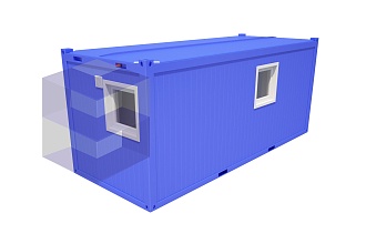 Санитарный блок-контейнер СБК-11